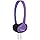Koss KPH7V Portable On-Ear Headphone with Adjustable Headband - Violet