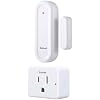 Zoiinet Door Sensor Outlet, Wireless Mini Contact Window Sensor, 15A/1500W