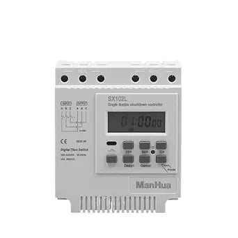 Countdown Digital Programmable Timer Switch 1Second - 99H 59M 59S Weekly Programs Electronic Timer SX102L