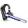 Bluetooth Headset V5.0, Wireless Bluetooth Earpiece 24Hrs HD Calling,CVC8.0 Dual Mic Noise Cancelling, Hands-Free Bluetooth Earphone for Driving/Business/Office (Blue)