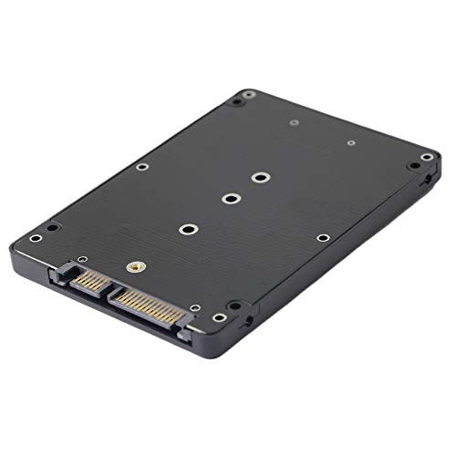 M.2 to 2.5 inch SATA Enclosure Adapter,M.2 (NGFF) SSD to SATA III Hard Drive Enclosure,B and M Key SATA Converter to SATA 3.0 Card,Support 2230 2242 2260 2280 Hard Drive with 7mm Case