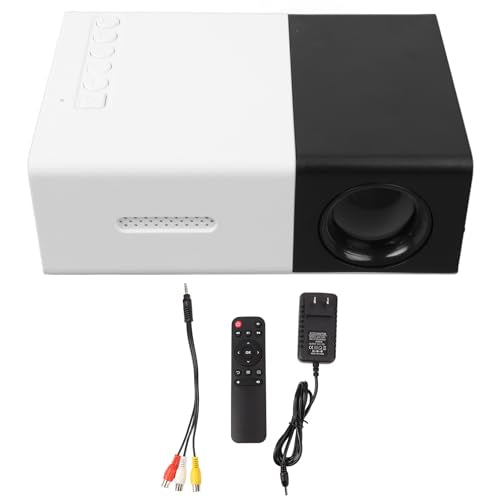 Mini Portable Projector, 2024 Upgrade 1080P Supported Projector for Outdoor Movies LED Pico Video Projector for Home Theater Movie Projector, Kids Christmas Birthday Gifts