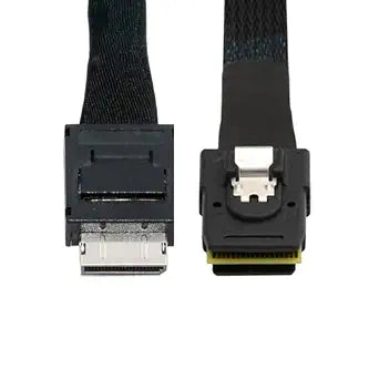 Oculink PCIe 4.0 PCI-Express SFF-8611 4i to SFF-8087 36Pin PCIE Slimline SSD eGPU Data Active Cable External Graphics Card 50cm