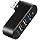 4-Port USB 3.0 Hub Rotatable PD-in 5W for Laptop PC MacBook PS5