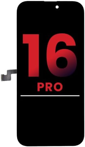 for iPhone 16 16 Plus PRO PRO MAX Aftermarket LCD Display Assemblywith Tempered Glass Screen Protector and Repair Tools (iPhone 16 PRO)