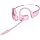 Open Ear Headphones with Mic, 29g Bluetooth Headset, Air Conduction Headphones with Dual Device Connection & Mute, Wireless Headset with Mic for Work, Driving, Office, Workout, Pink