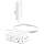 Olcorife Flat Extension Cord with Outlet Cover, Flat Plug Power Strip with 8 Outlets and 4 USB Ports, 5 FT Cord Hidden Outlet Extender for Tight Spaces