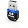 Bluetooth 6.0 USB Adapter for PC, Mini Bluetooth Dongle for Desktop Laptop, Plug & Play Wireless Receiver for Windows 11/10/8.1/7, Supports Keyboard Mouse Headphones Speakers
