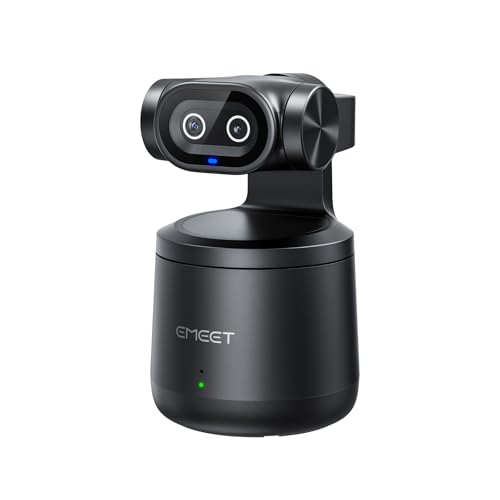 EMEET PIXY Wireless 4K Dual-Lens AI Tracking Streaming Camera