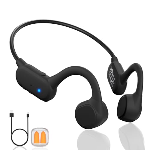 Superior Sound Bone Conduction Headphones, Bluetooth 5.4 Open Ear Wireless Headphones with Mic, IPX5 Waterproof for Sports, 12H Battery Life for Cycling, Hiking, Running, Lightweig - Image 2
