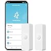 Smart PIR Motion Sensor: WiFi Motion Detector with App Notification Alerts, Wireless Contact Sensor for Home Security and Smart Home Automation, No Hub Required, Compatible with Alexa(2-Pack)