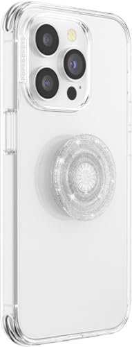 Adhesive Phone Grip — Clear Glitter Anti-Drop Stand - Image 4