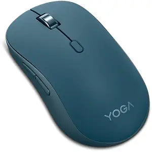 Lenovo Yoga Bluetooth Silent Mouse, 3 Level DPI Adjustment, 36 Month Battery Life, Bluetooth 5.3, 3 Device Paring, Whisper Quiet, Programmable Buttons, Smooth Finish, Tidal Teal - Image 1