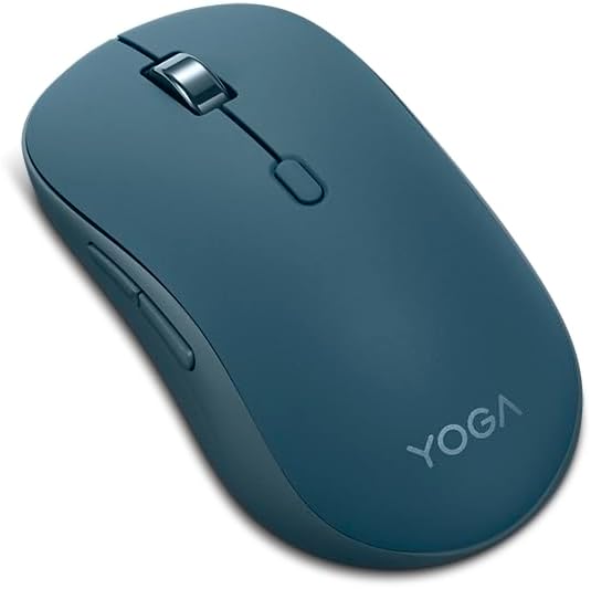 Lenovo Yoga Bluetooth Silent Mouse, 3 Level DPI Adjustment, 36 Month Battery Life, Bluetooth 5.3, 3 Device Paring, Whisper Quiet, Programmable Buttons, Smooth Finish, Tidal Teal - Image 7