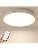 10,000mAh Rechargeable Radar Motion Sensor Ceiling Light with Remote, 7.68" Wireless LED Light No Wiring, 3 Color Temperatures, Dimmable Always-on Mode, Battery Powered for Shower Closet Shed Garage