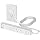 LIDER Outlet Extender with 4 Receptacles, USB-A & 2 USB-C, 5ft Cord, 1250W