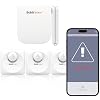 Baldr Smart Water Leak Detector Wireless Wi-Fi Water Sensor for Home with Real-time Email/APP Alerts, 100dB Local Alarm, Suitable for Kitchen, Basement, 3 Sensors