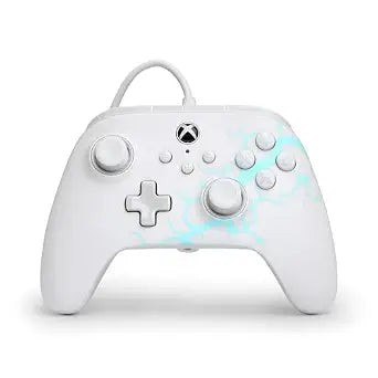 PowerA Advantage Wired Controller for Xbox Series X|S - Arctic Ice, gamepad, hall effect thumbsticks, gaming controller, USB-C, Works with Xbox One, Officially Licensed