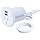 Maggie Desktop Power Grommet,2inch Hole Table Power Grommet Outlet with 2 USB Charging Ports,6.5ft Extension Cord Desk Power Strip with 1 Outlets for Computer,Table,Kitchen,Office,Home