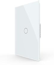 LIVOLO 1 Circle 1 Way Modern Electrical Light Switch Single Pole Wall Switch Touch Light Switch with Led Indicator,No Neutral Wire,White… - Image 1