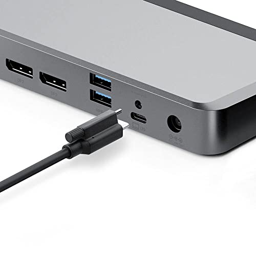 ALOGIC MX3 4K Triple Display Docking Station, 11-in-1 USB-C Dock with 3X DisplayPort, 100W Laptop Charging, USB Hub, Ethernet, SD & microSD Card Reader, Audio Jack for Windows Laptops
