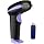 NADAMOO Wireless Barcode Scanner 328 Feet Transmission Distance USB Cordless 1D Laser Automatic Barcode Reader Handhold Bar Code Scanner with USB Receiver for Store, Supermarket, Warehouse - Violet