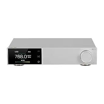 Topping D70 PRO OCTO HiFi DAC Bluetooth 5.1 Support LDAC with RCA XLR Output Remote Control Hi-res Audio Decoder(Silver)