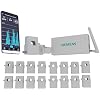 SIEMENS Inhab Smart Home Energy Monitor with 16-50Amp Circuit Level Sensors and 2-200Amp Main Sensors for Real Time Electricity Monitoring and Metering