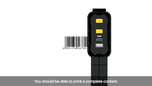 0.5 Inch Print Height Intelligent JC01 Handheld Inkjet Printer (Black)