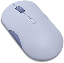 Lenovo 350 Wireless Bluetooth Mouse, Silent Click, 3 Level DPI (1000, 1600, 2400), 36 Month Battery Life, 2 Device Pairing, Meta Grape - Image 1