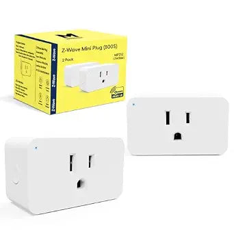 Minoston Zwave Outlet Mini, 800 Z-Wave Long Range Smart Plug, Compact Size