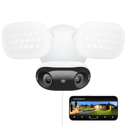 REOLINK PoE Security Camera Elite Pro Floodlight PoE, 16MP Dual Lens, 180°