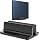 YICOSUN Aluminum Vertical Laptop Stand for Desk - Adjustable Width Dock for MacBook, Surface, Samsung, HP, Dell up to 17.3 inches - Space-Saving & Protective Design - Black