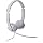 Lenovo 100 Stereo Analog Headset, 3.5mm, 180° Boom Microphone, Memory-Foam Earcups, GXD1B60597, Cloud Grey