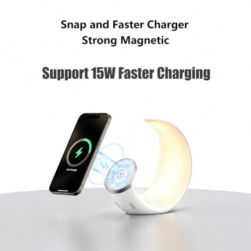 4-in-1 Magnetic Wireless Charger, RGB Night Light Mo | Wireless Charge - Image 7