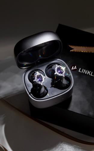 Linklike C-Flow Couture Edition: Zircon Clip-on Earbuds｜Space Gray