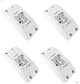 Matter Smart DIY Relay Module Wall Switch Works with Homekit& Alexa,App and Voice Control,Timer,Group Control,for Lamps, Fans, humidifiers,10A (4 Packs) - Image 1