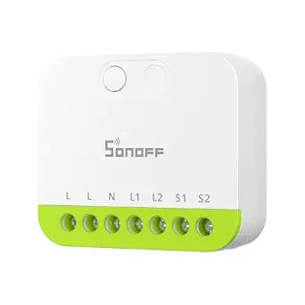 SONOFF MINI Duo 2-Channel Zigbee Smart Switch, Zigbee 3.0, 16A Total Load, Remote & Automated Control via Zigbee Hub, Neutral Required, Alexa/Google Assistant Compatible, 1-Pack