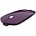 FENIFOX Bluetooth Mouse Slim, Whisper-Quiet Mini Flat Portable Mobile Mice Rechargeable Compatible with Laptop,PC,Android Windows Tablet - Deep Purple