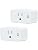 Smart Plug - 2 Pack 2.4G Wi-Fi Outlet Works with Echo, Alexa & Google Home | Smart Plug with Timer, Remote, Voice & Group Controller | No Hub Required