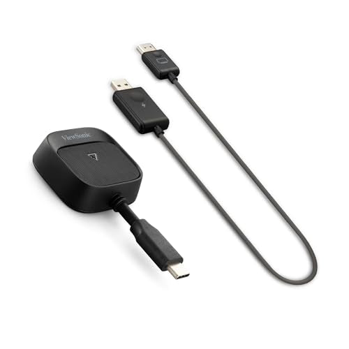 ViewSonic WPD-900 ViewShare Wireless Screen Casting Kit, HDMI USB C