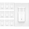 3-Way Motion Sensor Light Switch, 10 Pack, White