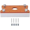 Wood Trimmer Base 2 In 1 Wood Router Base Slotting Bracket for Trimmers Inner Diameter 65mm Wood Thickness Range 0-5cm
