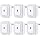 Uigos LED Night Light Lamp with Smart Sensor Dusk to Dawn Sensor, Daylight White, 0.5W Plug-in, 6-Pack