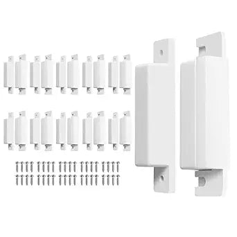 MC-31 Surface Mount Wired NC Door Contact Sensor Alarm Magnetic Reed Switch White 10 pcs