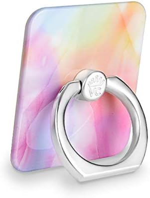 Velvet Caviar Cell Phone Ring Holder - Finger Ring & Stand - Improves Phone Grip Compatible with iPhone, Galaxy and Most Cases (Except Silicone/Leather) - Pastel Tie Dye