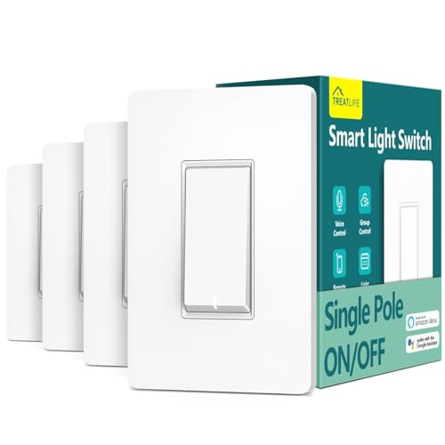TREATLIFE Smart Light Switch Single Pole Works with | Smart Home - Image 2