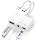USB-C & Lightning to 3.5mm Headphone Adapter USB OTG Camera Adapter