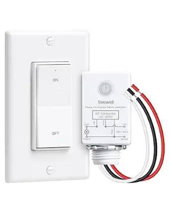 Wireless Light Switch and Receiver Kit, Decorator Rocker Switch