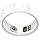 Ceramic Smart Ring for Women Men, Health Tracker Ring, No App Fee, White,7
